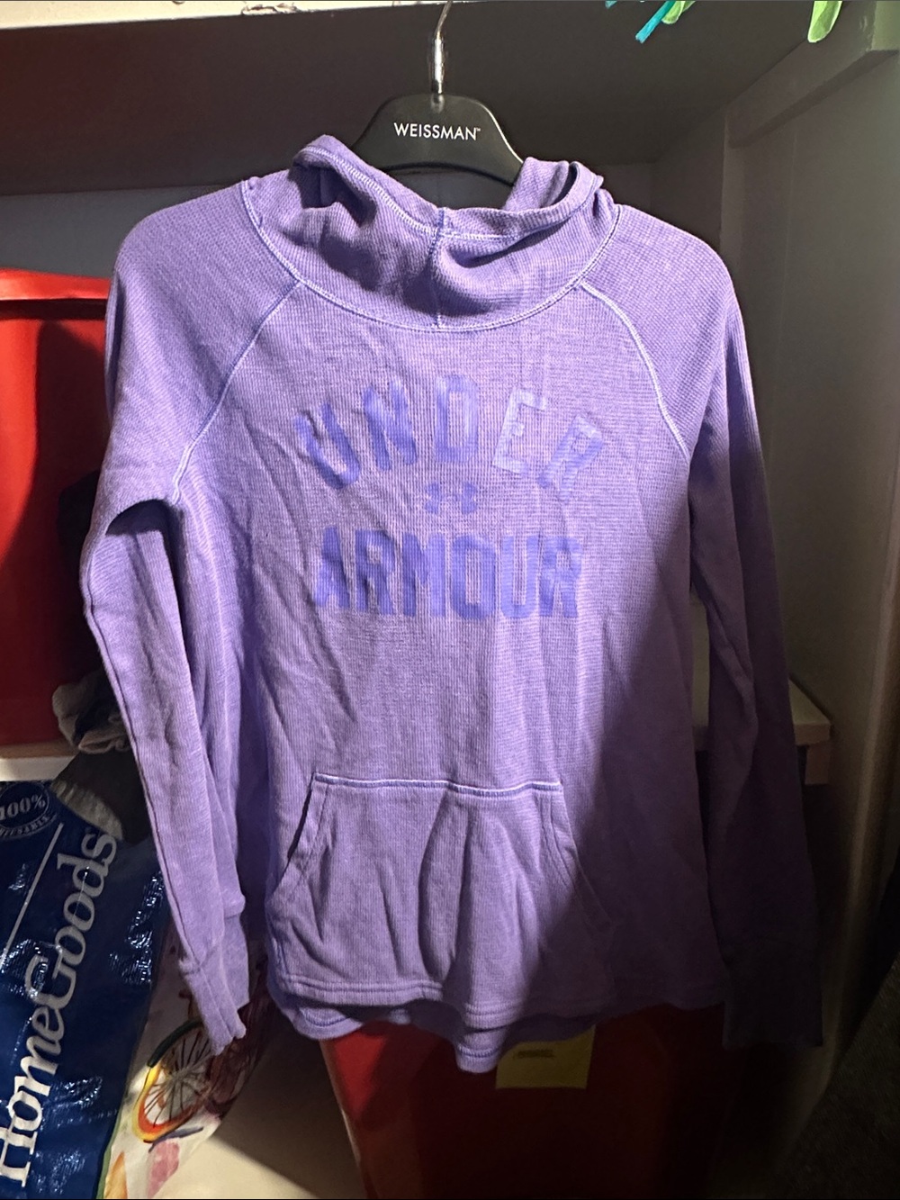 Under Armour Lavender Cowl-Neck Pullover Sweater